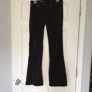 Brown AG Adriano Goldschmied Corduroy Pant